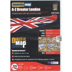 Memory-Map Greater London A-Z Street Atlas CD-ROM